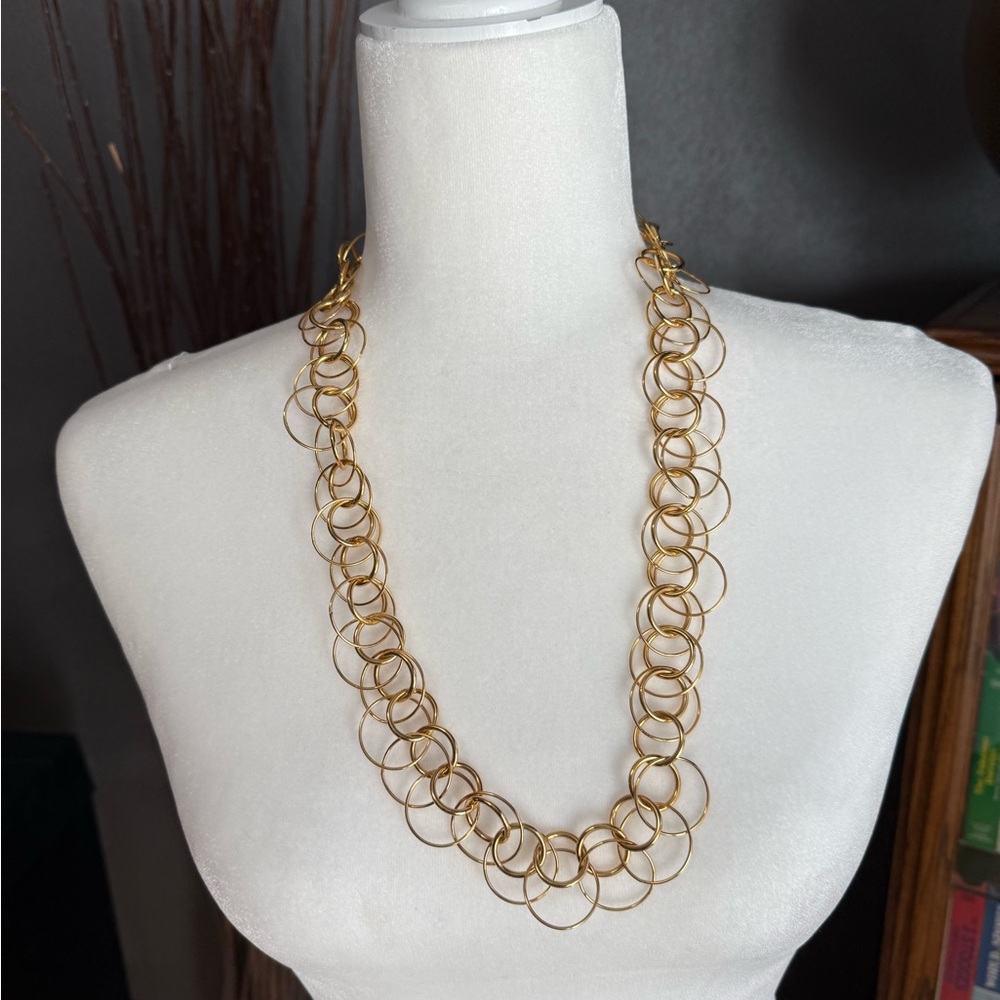 Joan Rivers Elegant Gold Chain Necklace